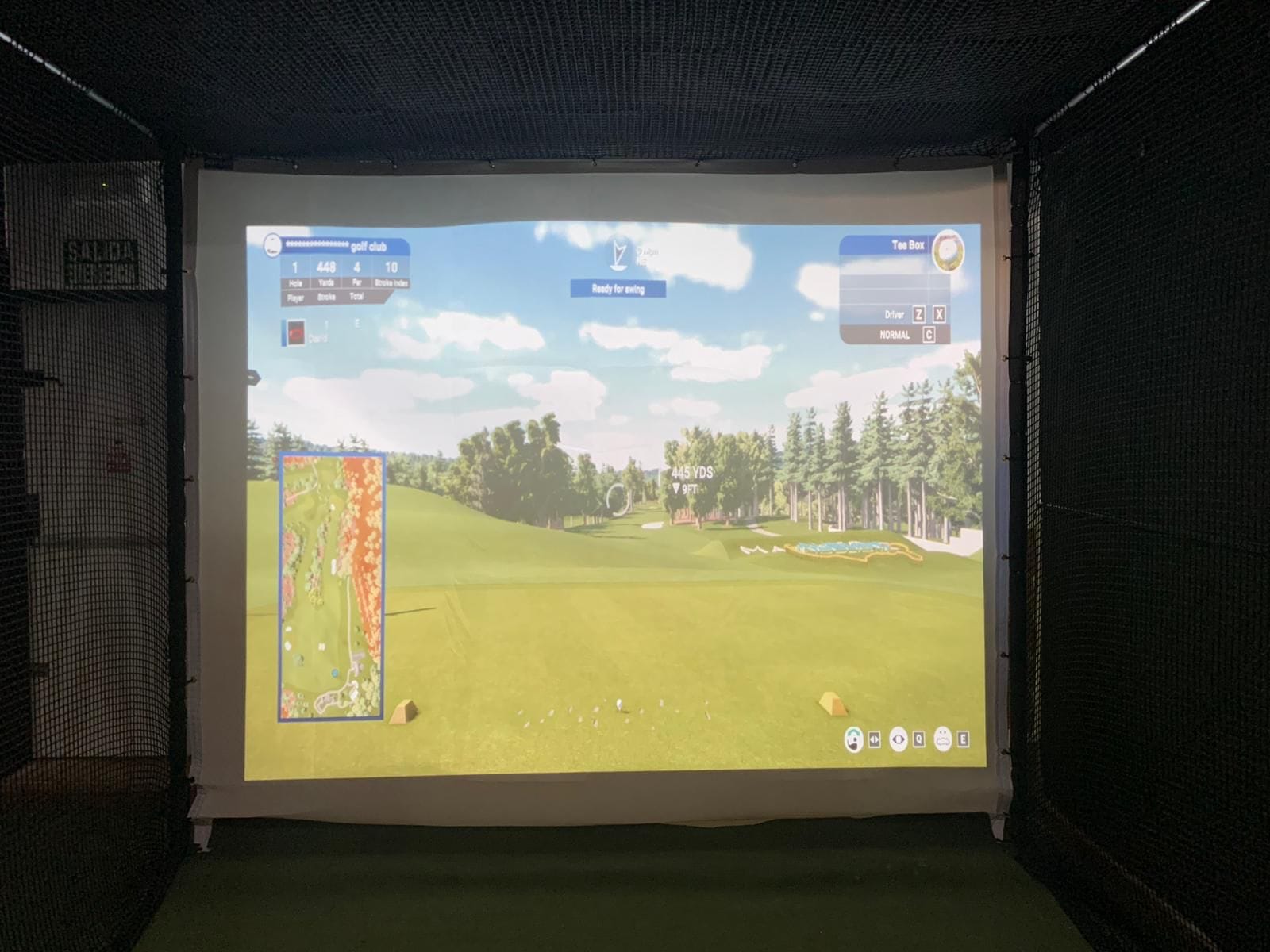 Golf Simulator Screen